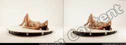 Nude Woman White Laying poses - ALL Pregnant long black Standard Photoshoot Pinup